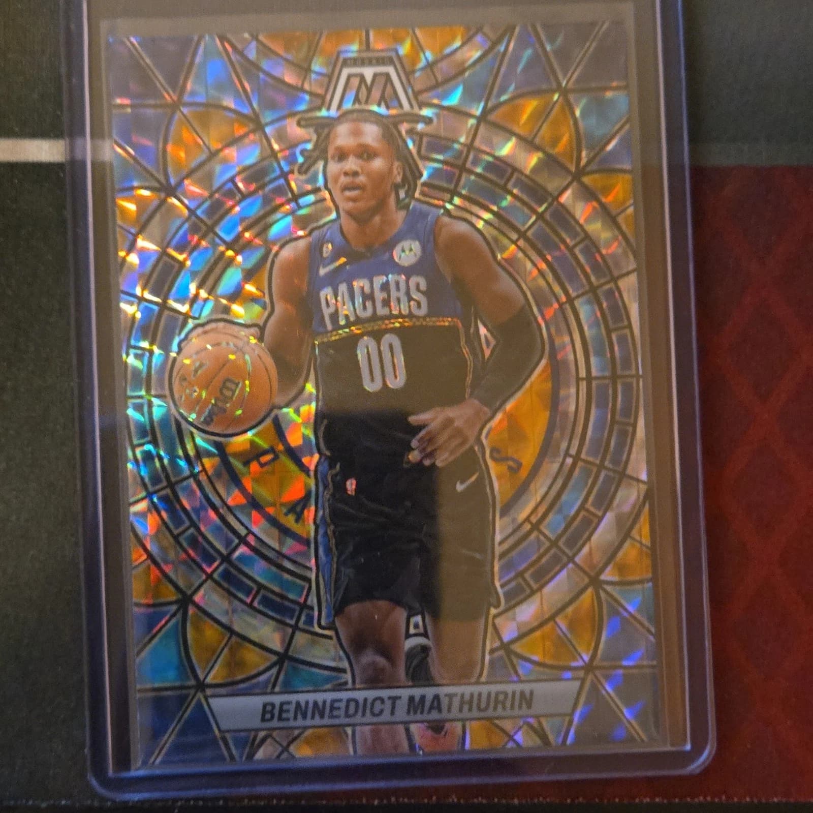 2022-23 Panini Select Bennedict Mathurin Indiana Pacers Mosaic Stained Glass
