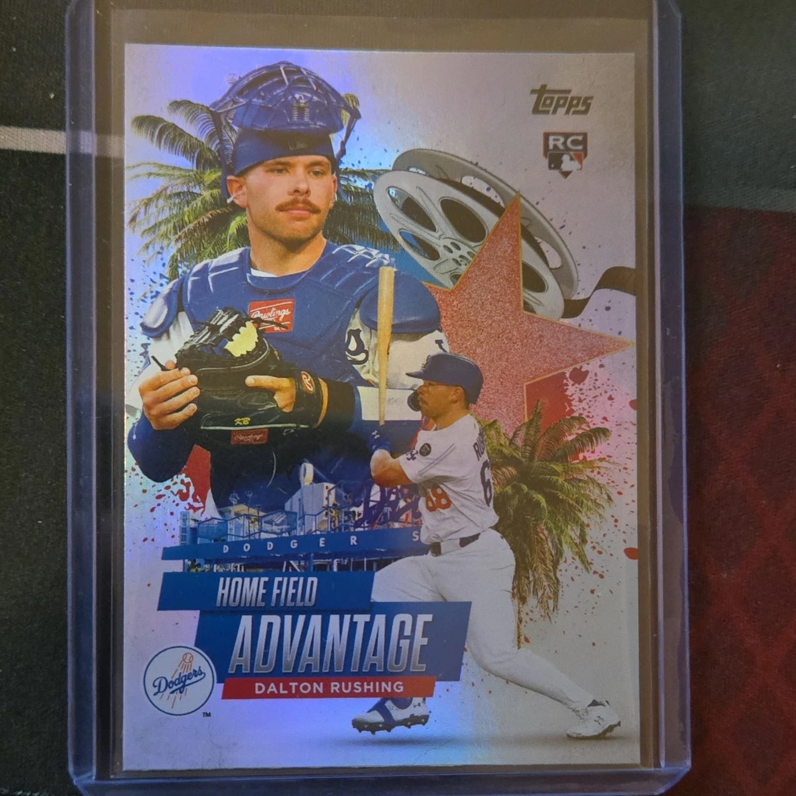 2025 Topps Update Home Field Advantage Dalton Rushing Rookie Insert #HA-48