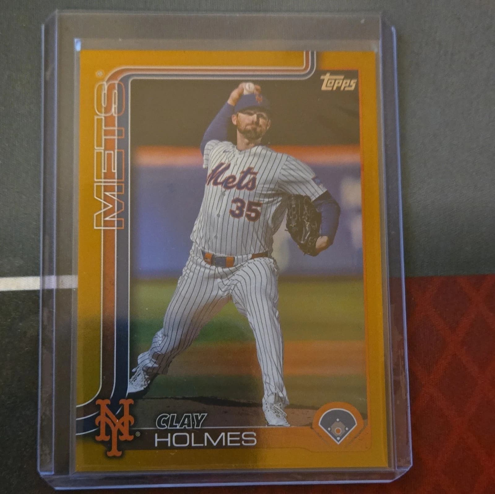 Topps 2025 Update Series Clay Holmes New York Mets #US245 Gold 10/50