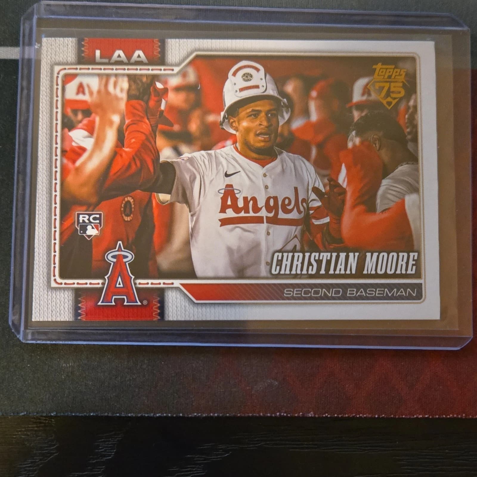 2026 Topps Series 1 75th Ann Christian Moore Rookie Angels #147